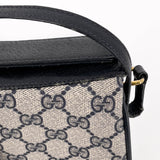 Navy and Red GG Web Crossbody