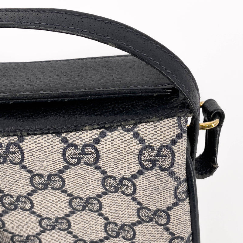 Navy and Red GG Web Crossbody