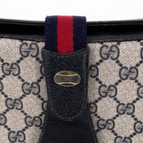 Navy and Red GG Web Crossbody