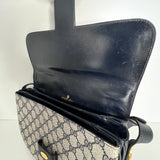 Navy GG Web Crossbody