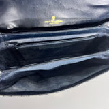 Navy GG Web Crossbody