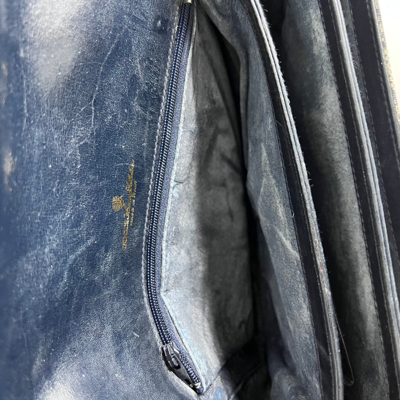 Navy GG Web Crossbody