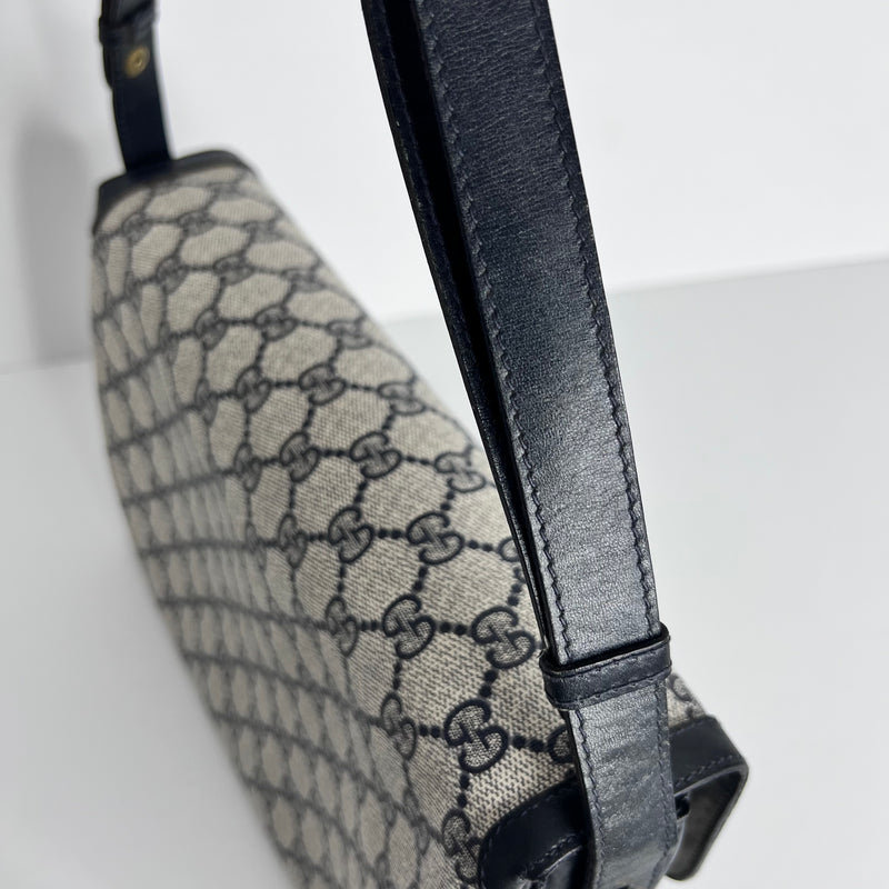 Navy GG Web Crossbody