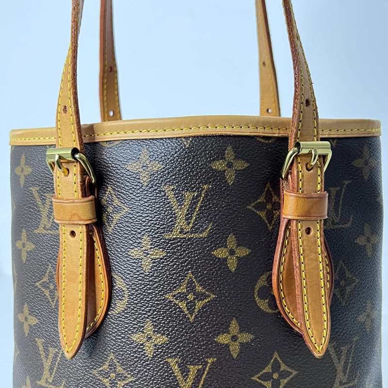 Louis Vuitton Monogram Marais Petite Bucket Tote Bag