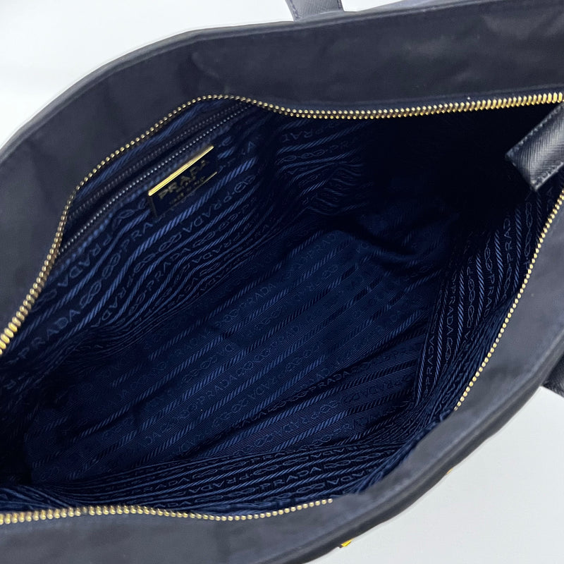 Dark Navy Nylon Tessuto Tote