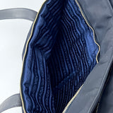 Dark Navy Nylon Tessuto Tote
