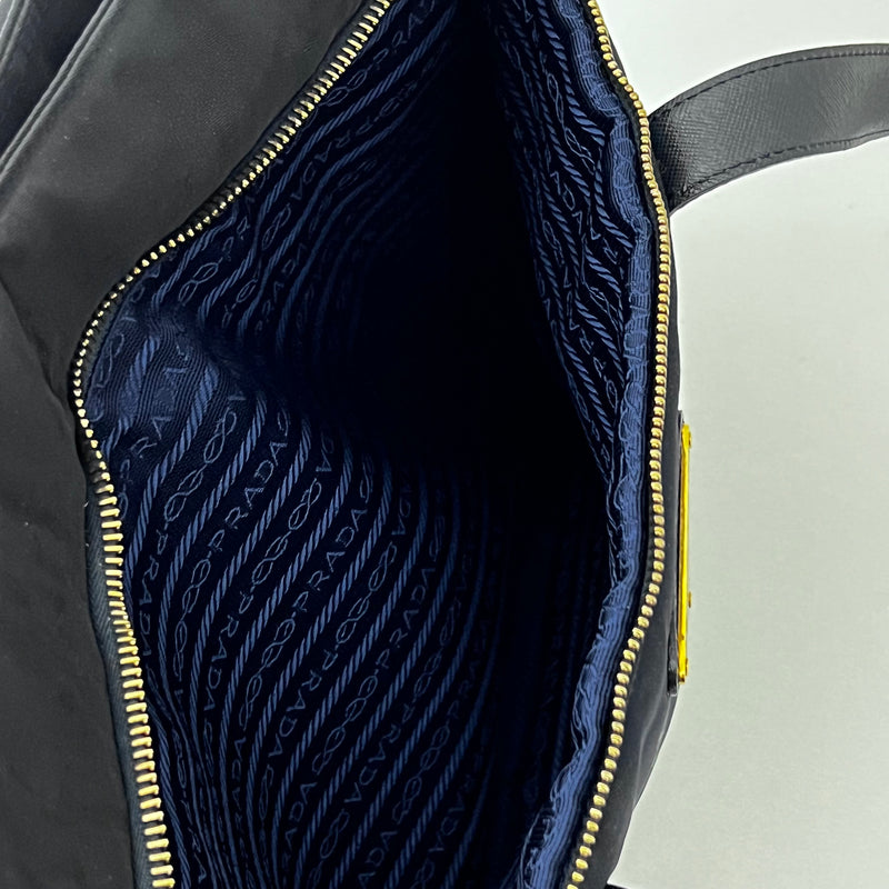 Dark Navy Nylon Tessuto Tote