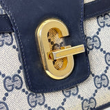Vintage GG Web Twist Lock Shoulder Bag