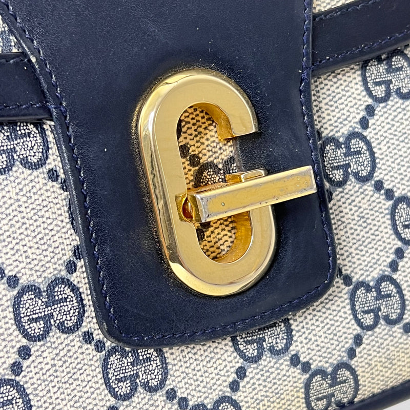 Vintage GG Web Twist Lock Shoulder Bag
