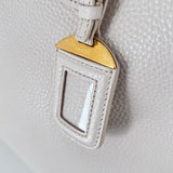 White Vitello Daino Tote