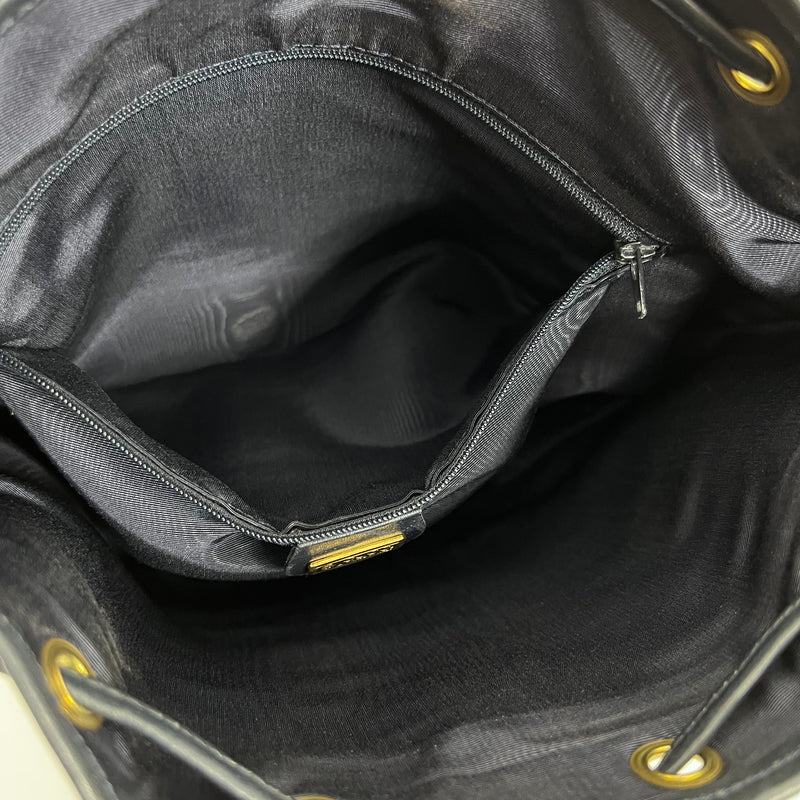 Navy GG Supreme Bucket Bag