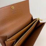 Monogram Wallet with Gold Chain
