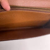 Monogram Wallet with Gold Chain