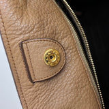 Caramel Vitello Daino Leather Tote