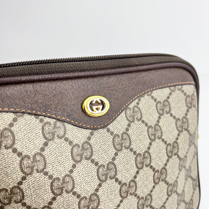 Small Brown GG Web Crossbody