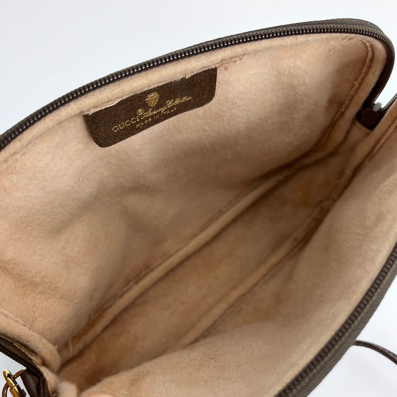 Small Brown GG Web Crossbody