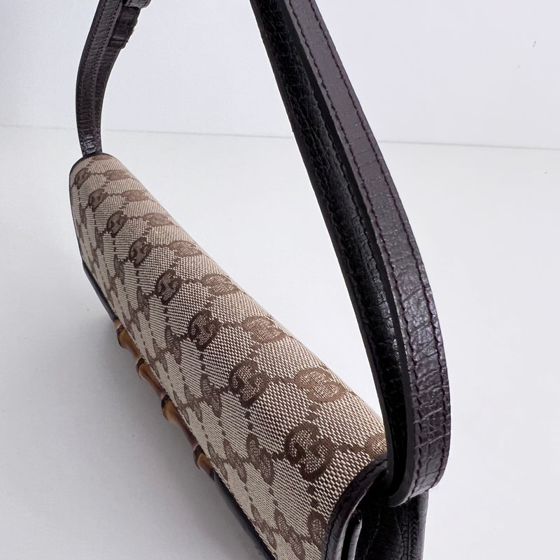 GG Canvas Bamboo Bar Crossbody