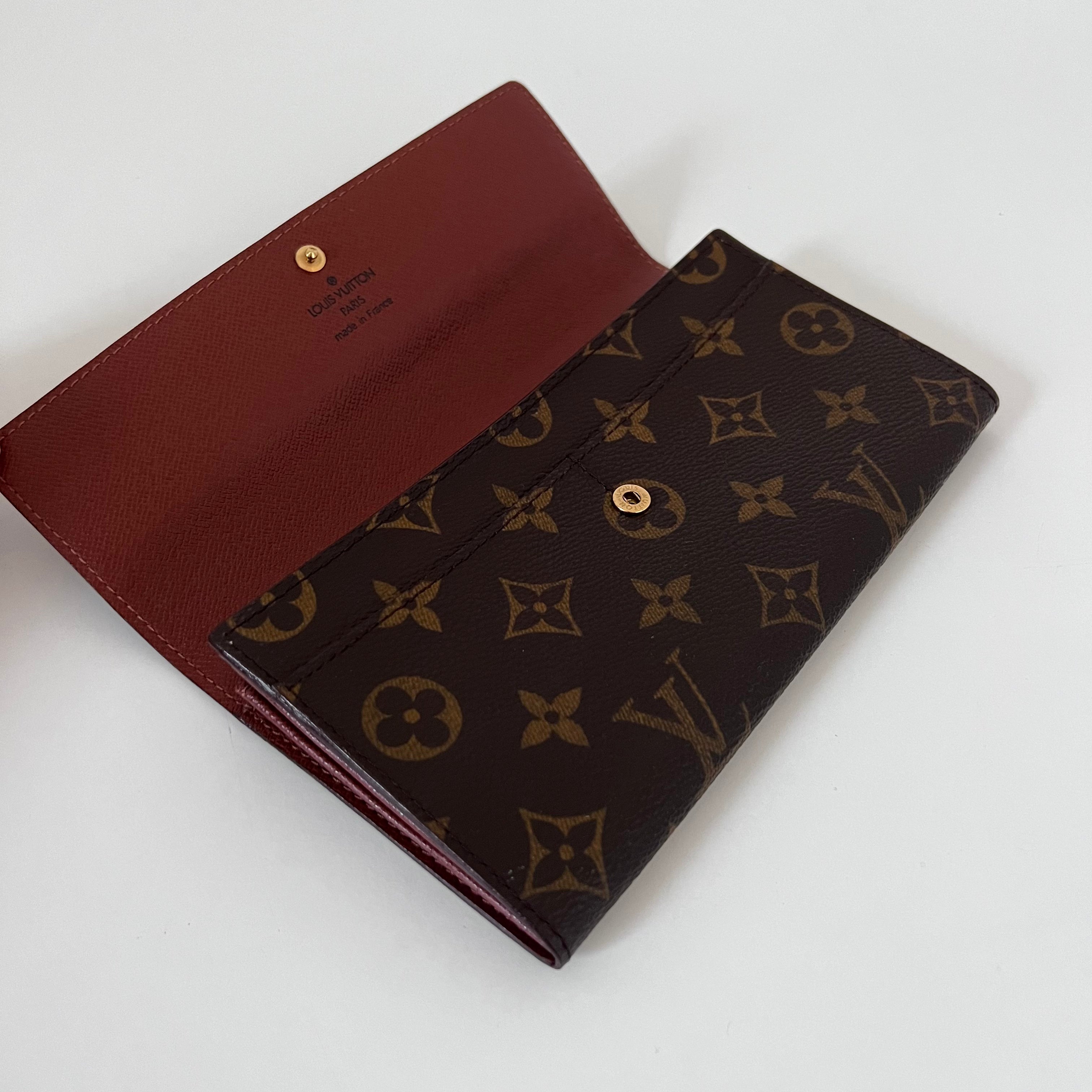 Monogram Wallet with Gold Chain