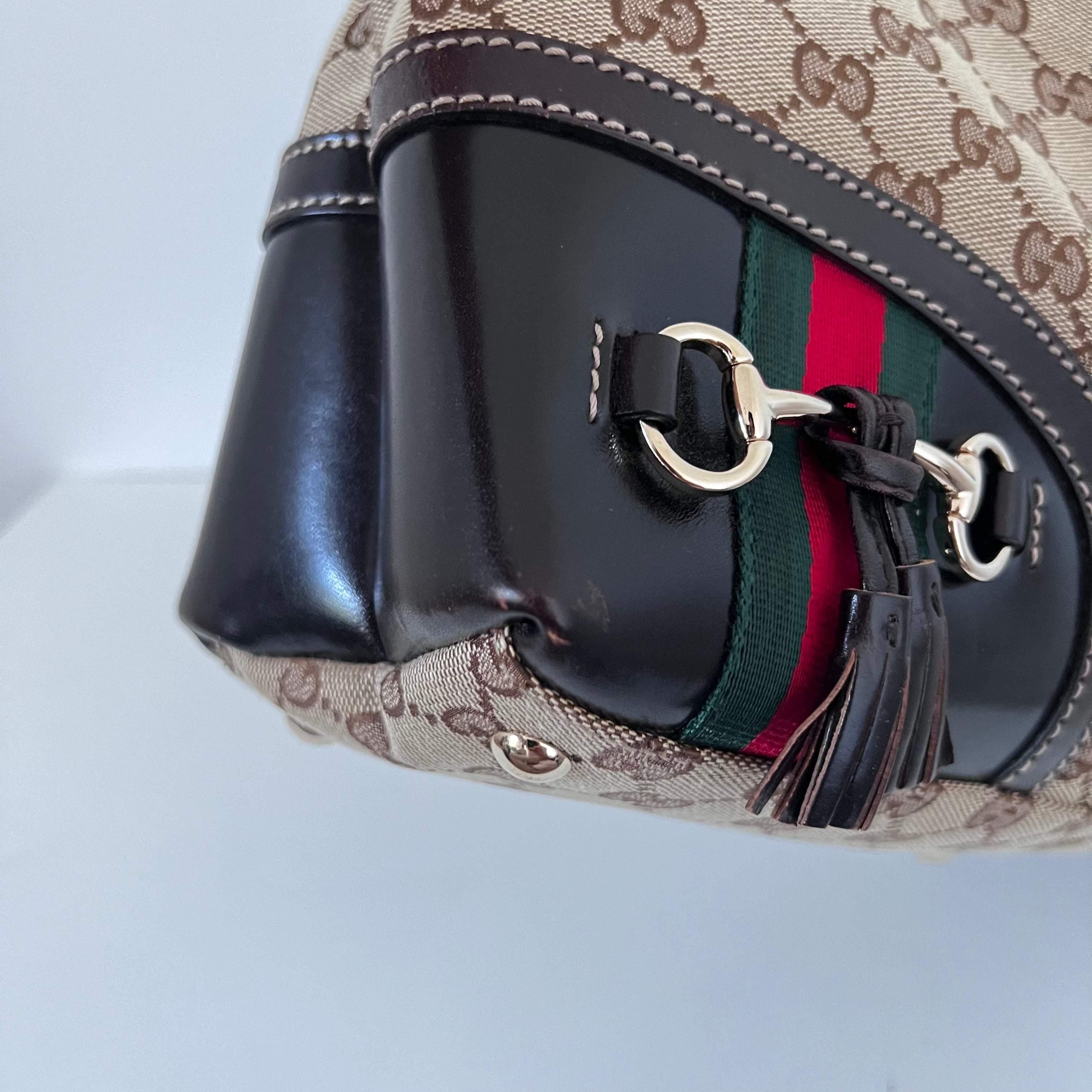 GG Canvas Tassel Hobo Bag
