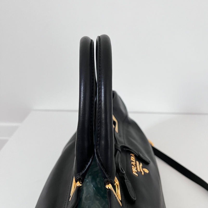 Nero Calfskin Ribbon Bag