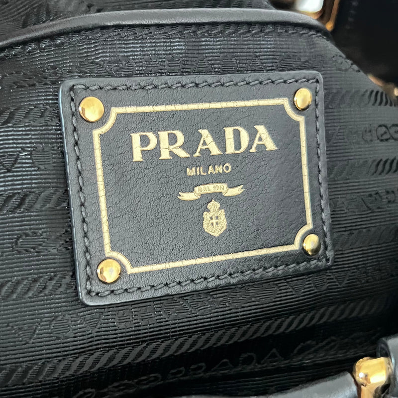 Nero Calfskin Ribbon Bag