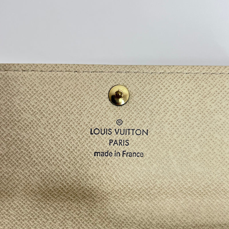 Damier Azur Long Wallet with Chain