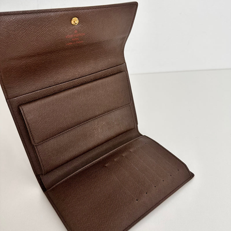 Damier Ebene Travel Wallet