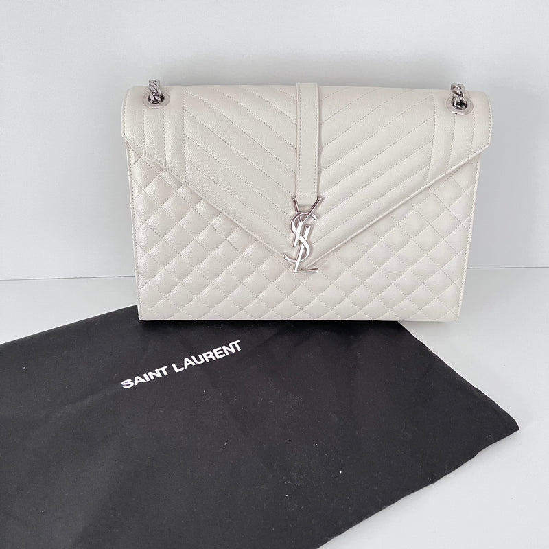 Envelope Large Bag in Blanc Vintage