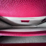 Red Interlocking GG Shoulder Bag
