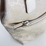 Ivory White Canvas Mini Tote