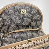 Vintage Giraffe Print Crossbody