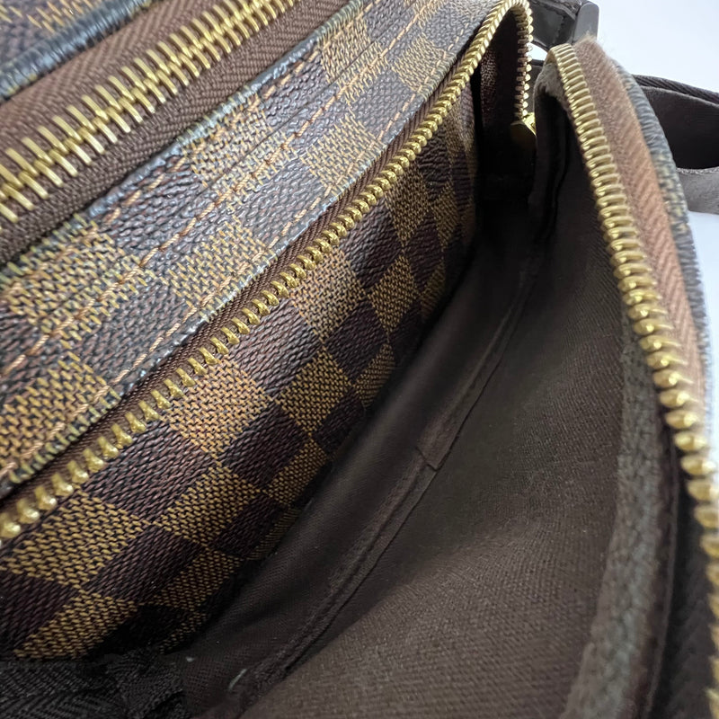 LOUIS VUITTON Damier Ebene Melville Bum Bag 1279649