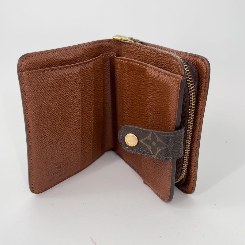 Monogram Wallet with Zip Coin Pouch - Item #4