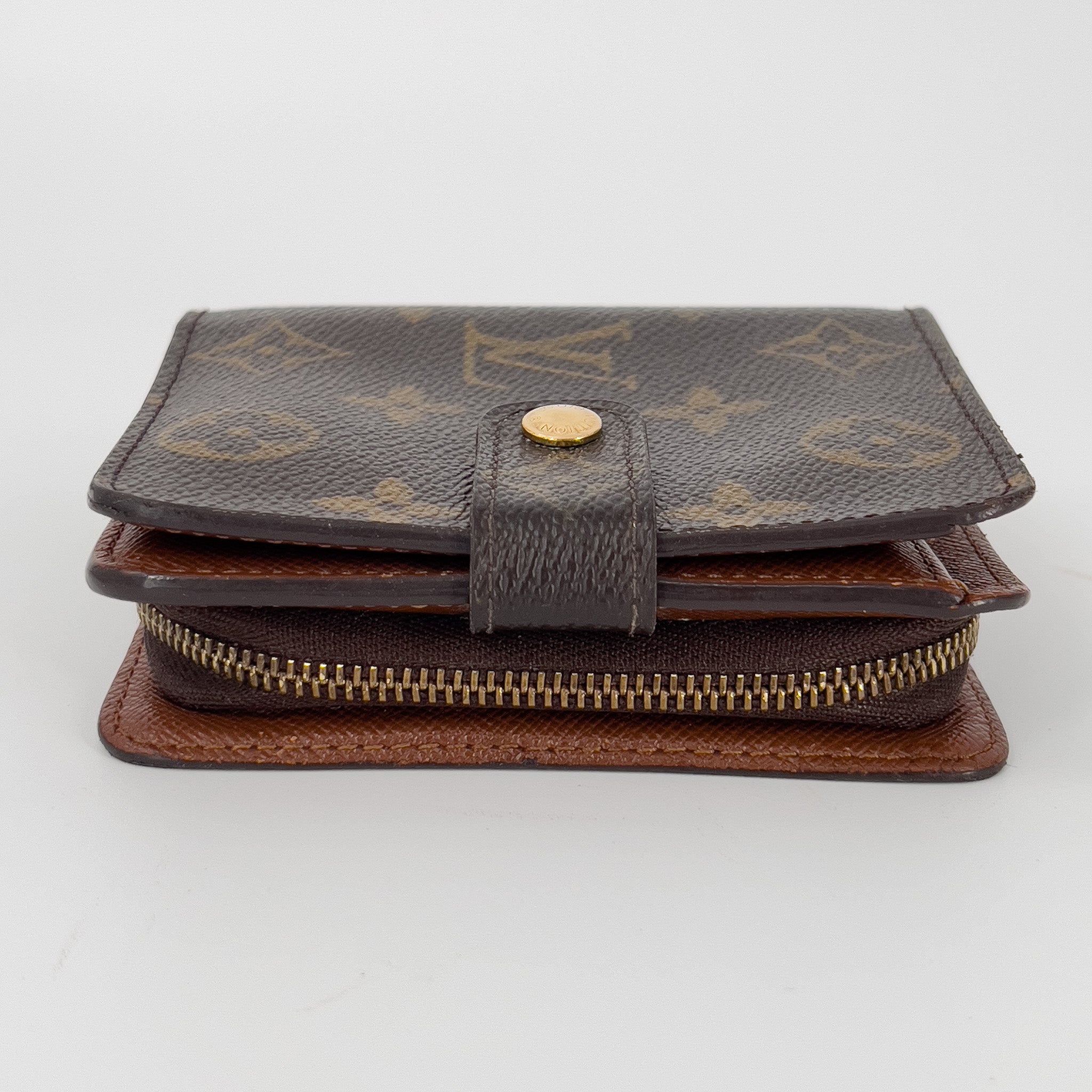 Monogram Wallet with Zip Coin Pouch - Item #4