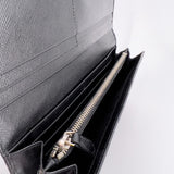 Black Saffiano Leather - Classic logo