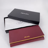Bordeaux Saffiano Leather with Gold Hardware