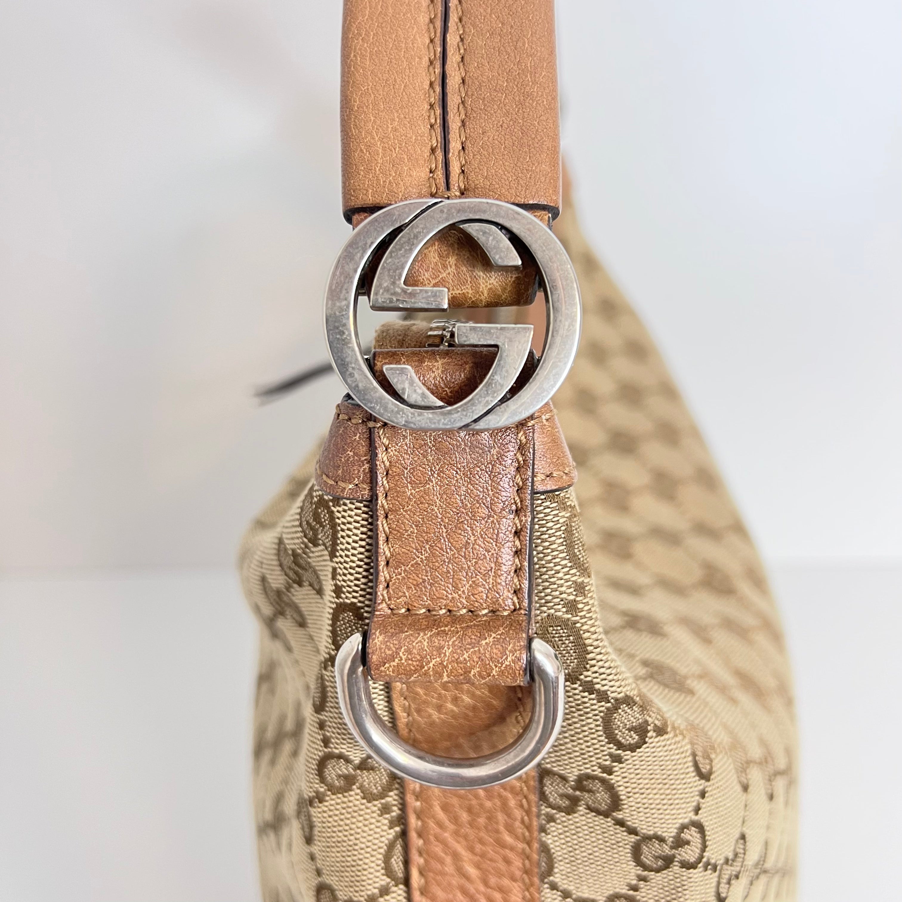GG Web Hobo Shoulder Bag