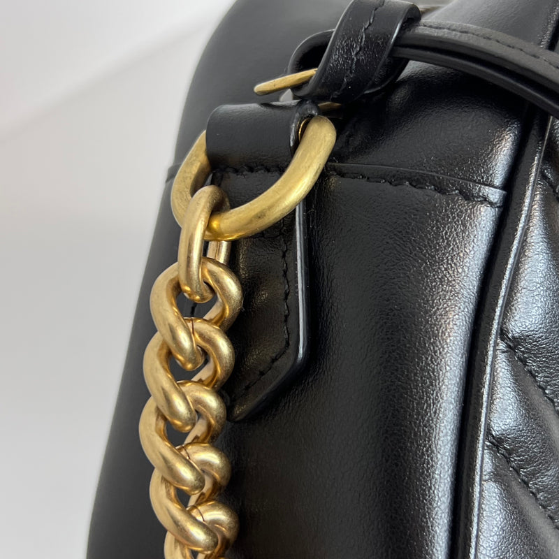 GG Marmont Small Matelassé Shoulder Bag