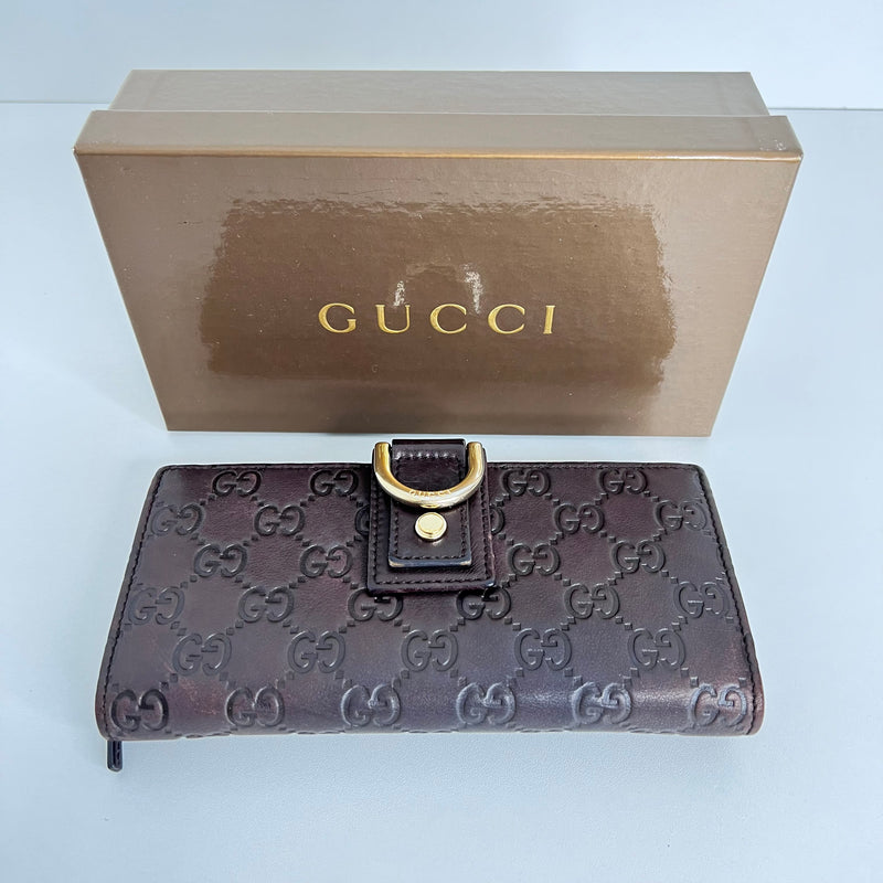 Brown GG Guccisima Wallet