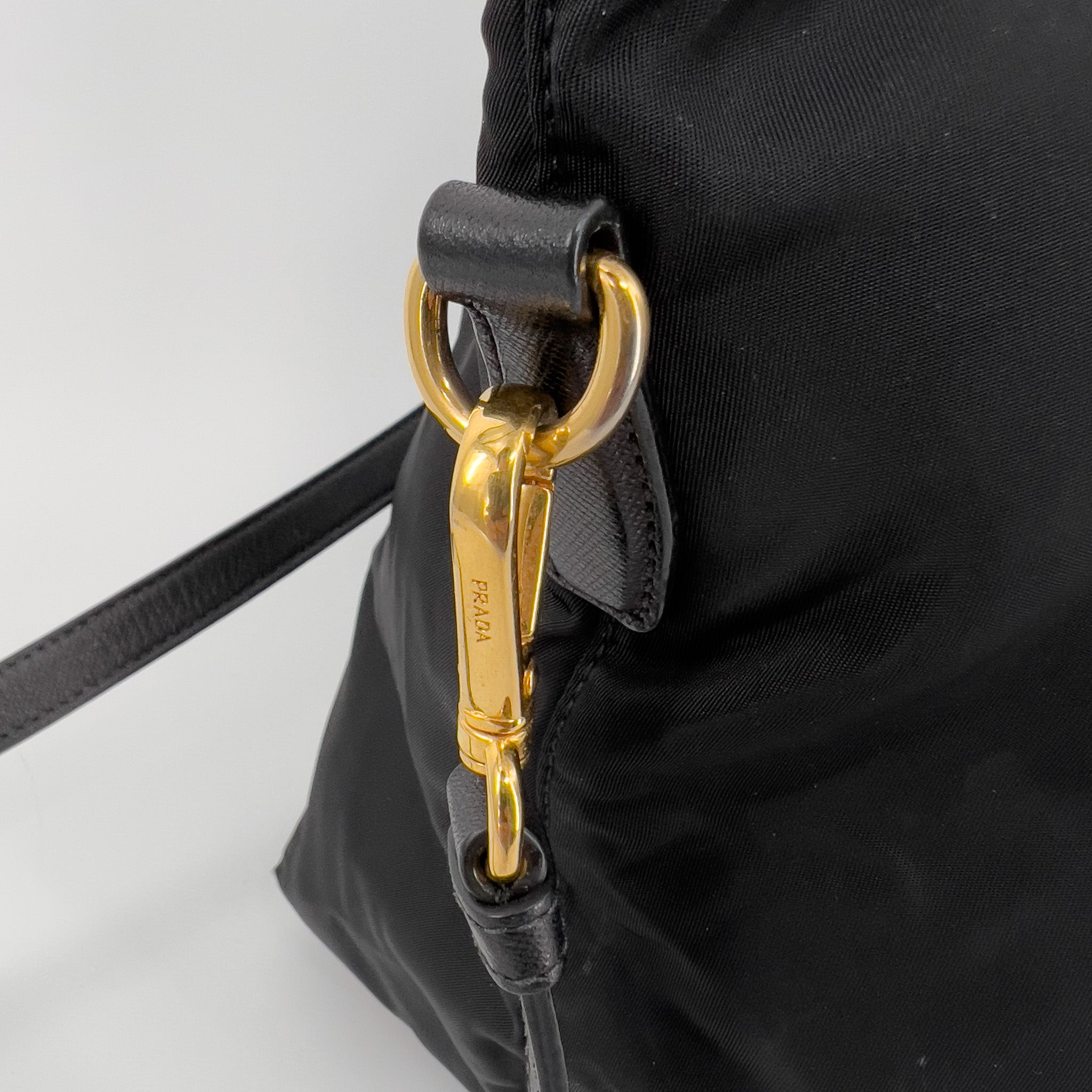 Saffiano-Trimmed Tessuto Tote