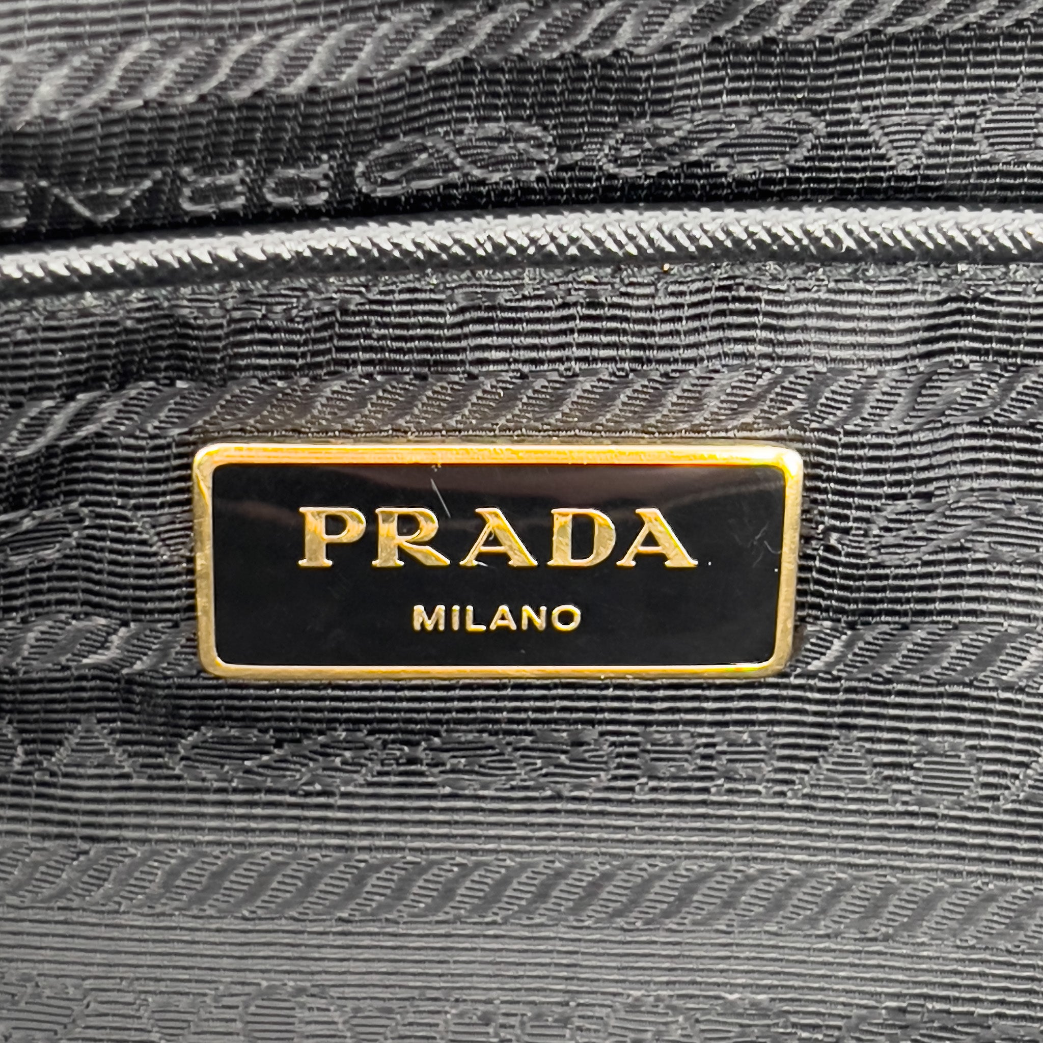 Saffiano-Trimmed Tessuto Tote