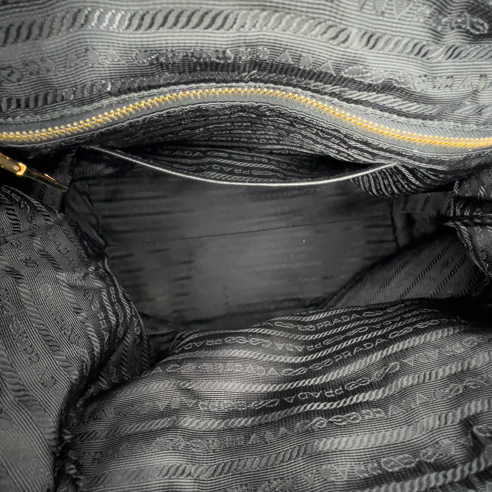 Saffiano-Trimmed Tessuto Tote