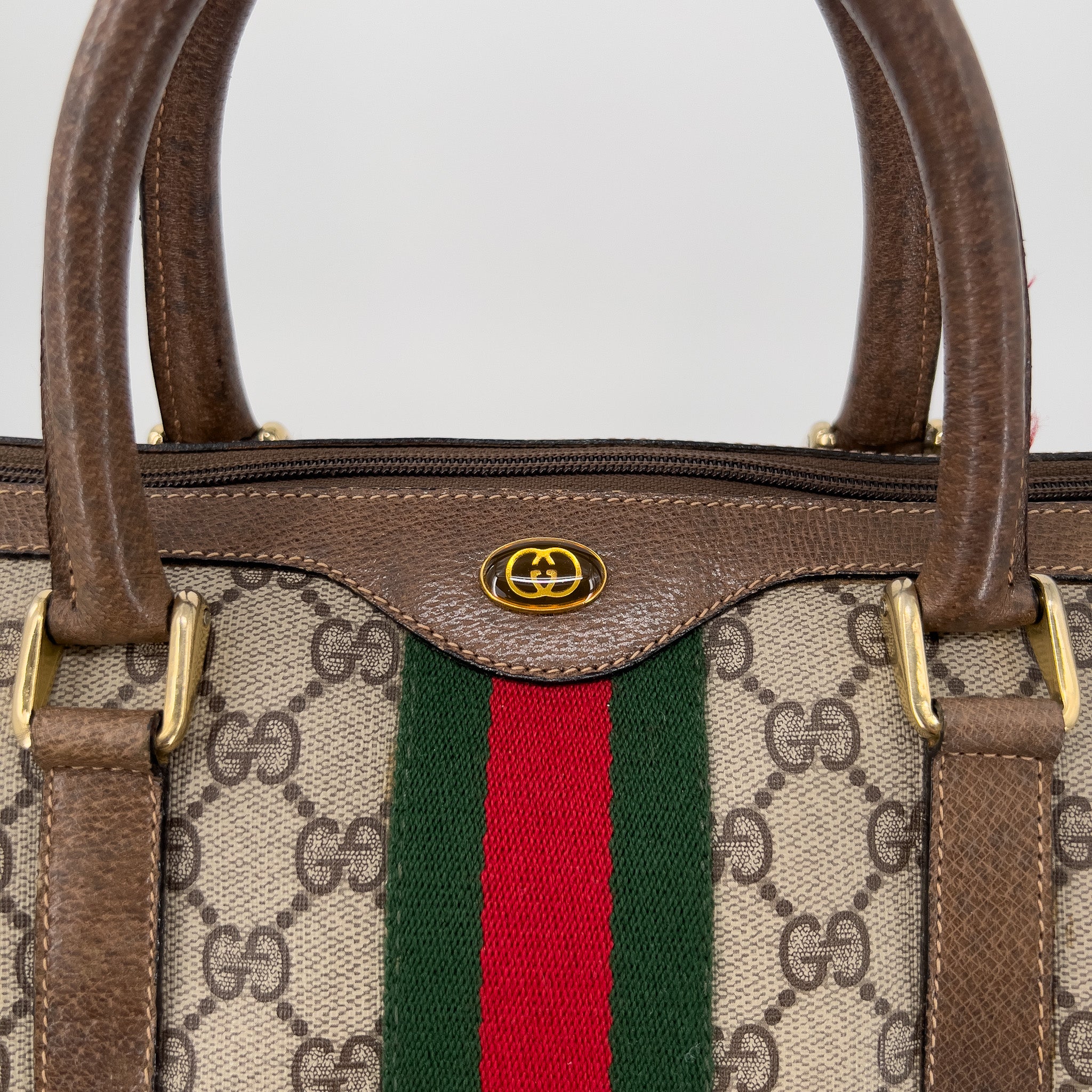 GG Web Boston Bag