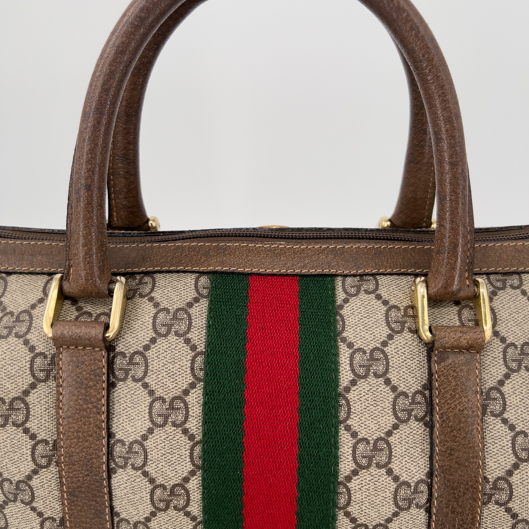 GG Web Boston Bag