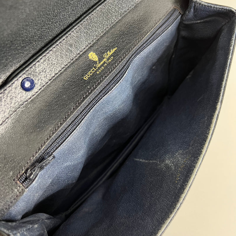 GG Web Supreme Navy Crossbody