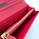 Red Saffiano Wallet