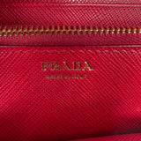 Red Saffiano Wallet