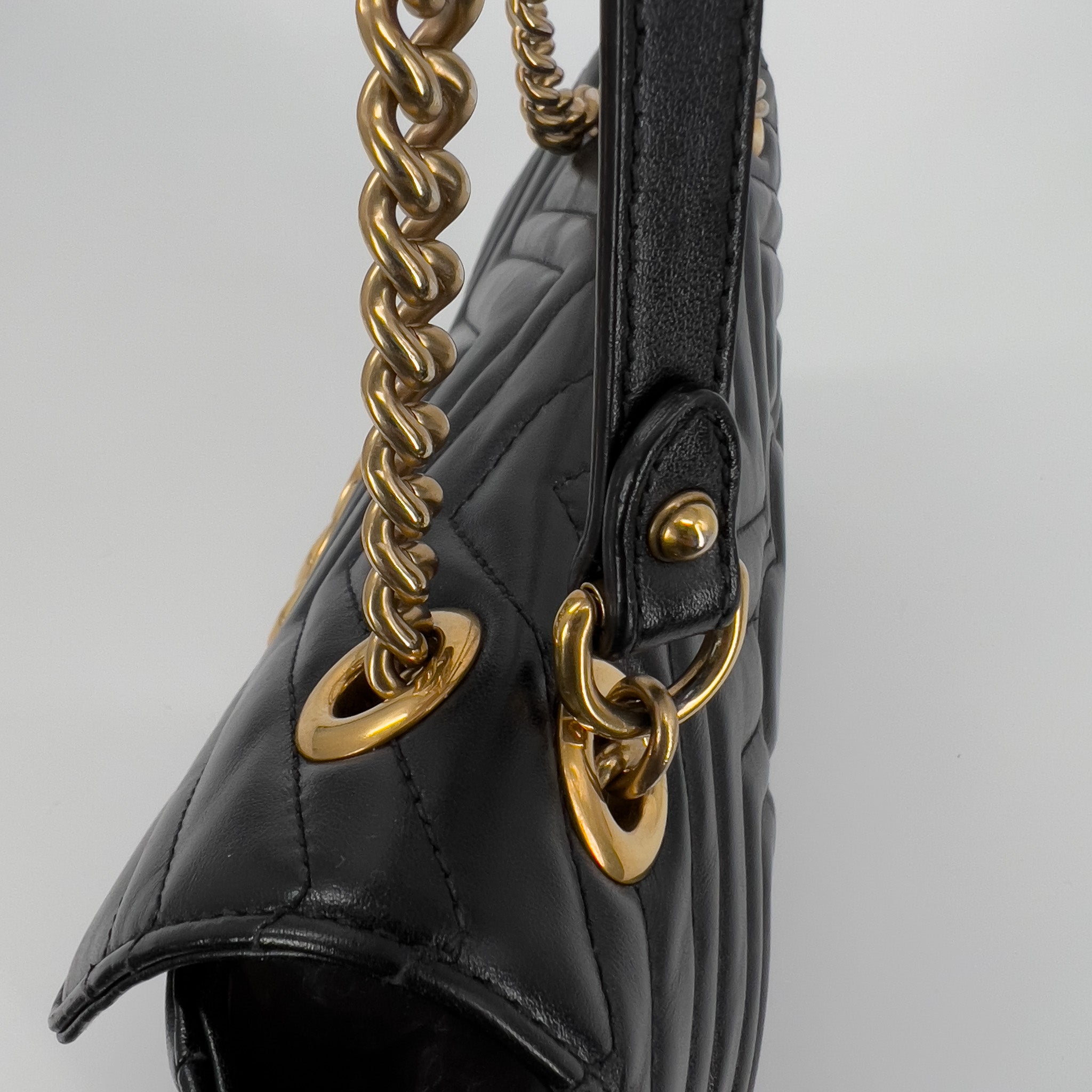 GG Marmont Small Matelassé Shoulder Bag