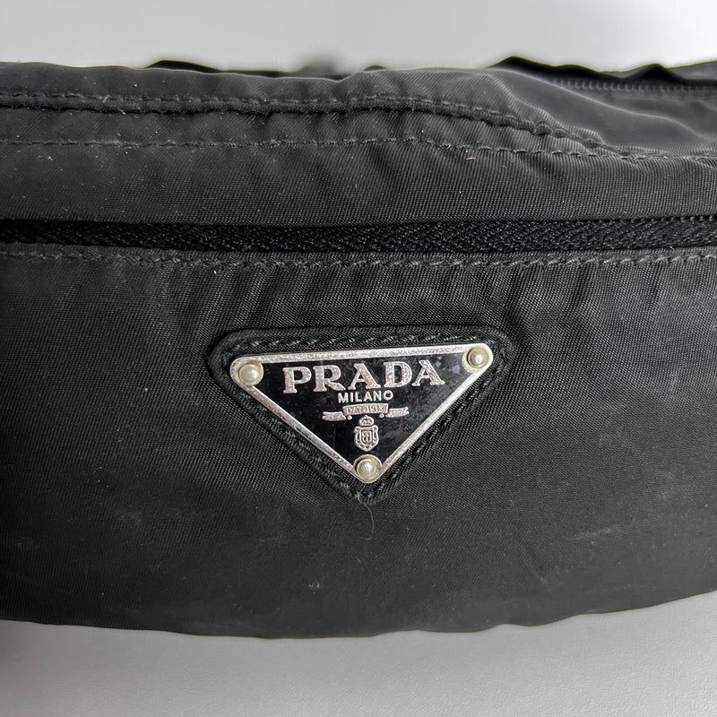 Nylon Tessuto Slim Waist Bag