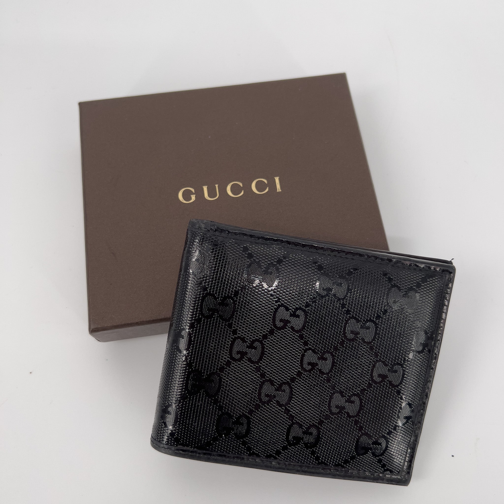 GG Web Black Men's Wallet